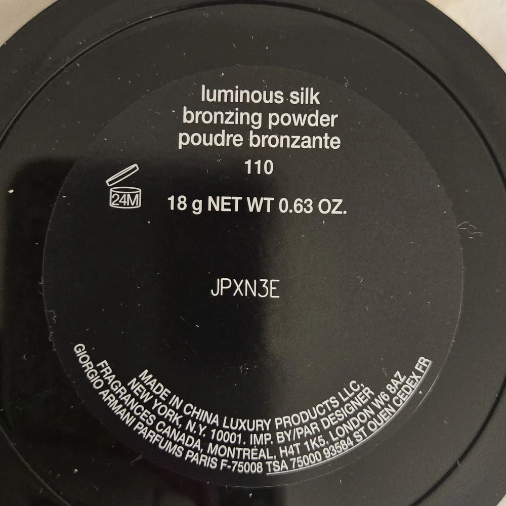Giorgio Armani Luminous Silk Bronzing Powder - Black
